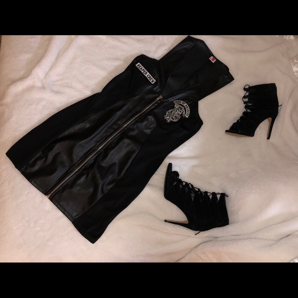 Biker chic Halloween costume